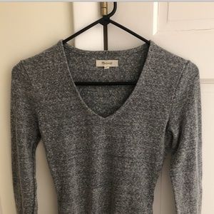 Madewell V-Neck Full-Coverage Bodysuit